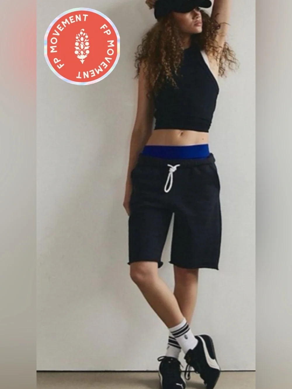 FP Movement by Free People Black Bermuda Shorts